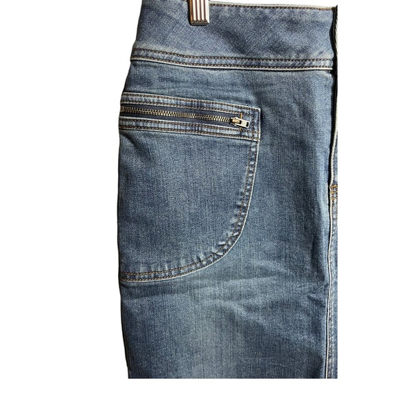 prAna Broadway Denim A-Line Skirt in True Blue Size 2 NWT - Picture 5 of 11